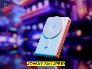 Pin Sạc Dự Phòng Không Dây JOWAY 3in1 JP510 Cho IPHONE 15W AW 2.5W AP 3W Dung Lượng 10.000mAh