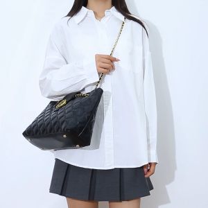 Large capacity solid color shoulder bag fashionable packaging underarm bag#B0279