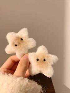 Cute and Luxurious Velvet Star Hair Clips