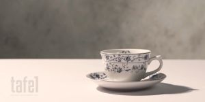 Cangkir Keramik Set Blue Oriental Ming Classic isi 6 Pasang