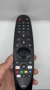 รีโมทสมาร์ททีวี LG รุ่น Akb75855501 สั่งงานด้วยเสียง+พ้อยเตอร์ เมจิกแอลจี Android TV มีปุ่ม Netflix PrimeVideo พร้อมส่ง