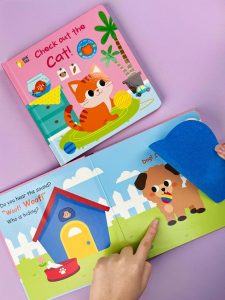 BEAR TALE Lift-the-Flap Books for Kids Books English Learning Books Vehicles Cognitive Books For Early Educational 14Pages