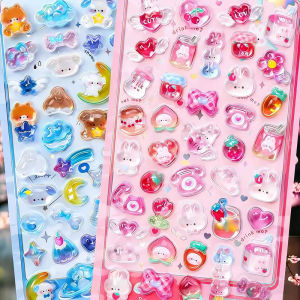 WANXUEXING | 3D Embossed Crystal Gem Stickers