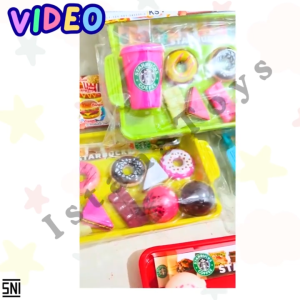 MwnToys Mainan Food Court Kopi Donut isi 11pcs KS-77