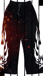 Celana Gombrong Skena Baggy Sweatpant  Motif bintang tujuh /Celana skena anak laki laki /perempuan Usia 3-13 tahun / Bahan Plecee gramasi 230/240 sablon dtf premium/ Fashion anak