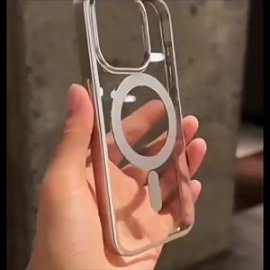 Transparent Magnetic Acrylic Phone Case For Samsung Galaxy A57 A37 A56 A55 A16 A07 A06 A26 S25 S24 S26 Ultra For Magsafe Cover