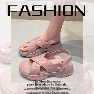 PiShops รองเท้าแฟชั่น ดีเทลรัดส้น สวมใส่สบาย ไม่กัดเท้า 10โทนสีแมทช์ ห้ามพลาด