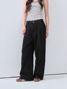 PSO Brand | Loose Straight Leg Trousers Summer Pants Cotton Wide Leg