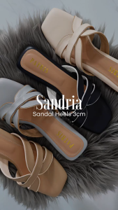 PATRIS Sandria Sandal Wanita Heels / Hak 3 Cm