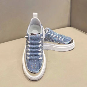 2024 Summer New Arrival Full Diamond One Slip-on Casual Shoes Accessible Luxury Hot Drilling Board Shoes Internet Hot Mens Fashion Shoes Lace-up
