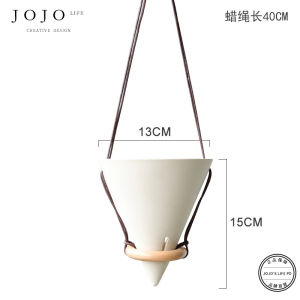 Creative Handmade Hanging Plant Pot for Succulents Porous Ceramic Flower Pots Nordic Style Home Decor from China