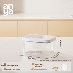 anya | Moisture Proof Insect Repellent Food Grade Small Capacity Flour Storage Container