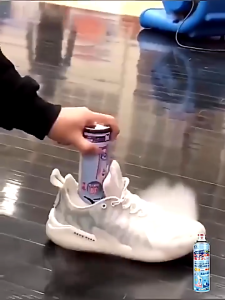 SG Shoe Deodorant spray 360ml Shoe odor removal Shoe freshener Peach and Silver Ion