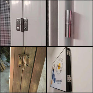 Seeko 33*37*2mm Stainless Steel Hinge Flat Folding Door Fan-shaped Hinge Removable Industrial Hinge