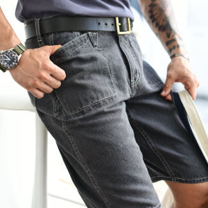 SauceZhan | Retro Washed Denim Shorts