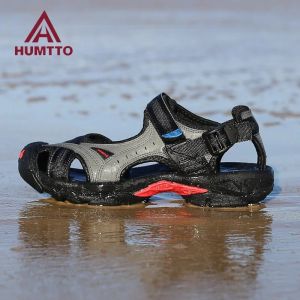 HUMTTO Summer Shoes for Men Outdoor Hiking Sandals Breathable Water Beach Mens Sandals Camping Climbing Aqua Sneaker HT-9601A