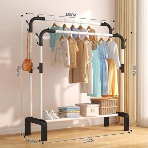 WANGXINGHEYUE | Easy Stand Floor Clothes Drying Rack