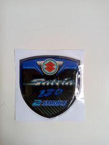 STIKER EMBLEM TIMBUL SUZUKI SATRIA 150 120 STROKE KUALITAS TERBAIK