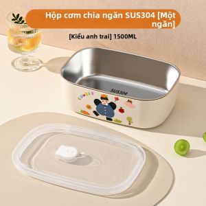 WANGLIMIAO | Hộp Cơm Chia Khuôn Cách Nhiệt Dùng Được Với Lò Vi Sóng
