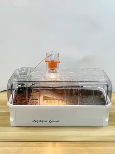 【SPOT】Luxurious Turtle Tank Kit Ecological Water Cycle Turtle Tank Separate 360° Aquarium With Filter