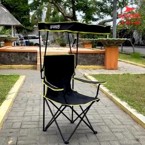 SPEEDS Kursi Lipat Dengan Atap Kanopi Portabel Folding Chair Portable Canopy Camping 031-60