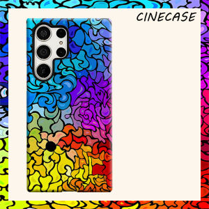 Rainbow Stained Glass Flower For Samsung Galaxy S26 S25 S24 A56 A36 Dual Layer Luxury Fashion Full Lens Protective Case