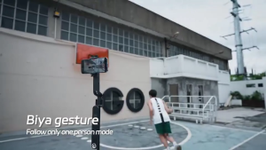 Moreno ไม้เซลฟี่ ขาตั้งมือถือ ระบบจับใบหน่า Ai หมุนได้ 360 องศา เคลื่อนไหวอิสระ ไลฟ์สด ถ่ายรูป