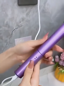ACB LUCKY STAR  Straightening Curling Brush Metal Ceramic Heating Element Fast Heating Negative Ion Hair Hot Comb 2 in 1 Wireless Hair Straightener