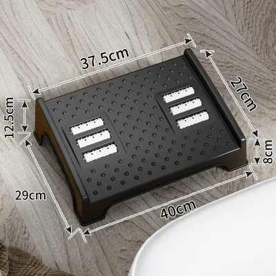 Yogga Footrest Office Desk Pad Footrest Pedal Anti-Lift Leg Rest Footrest Step-On Pedal Fitness Aerobics Exercise Equipment