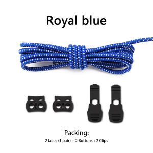 Solid Elastic Shoe Laces Round Shoelace Rubber Bands Sneakers Tennis Lock Shoelaces Without Ties Adult Kids for Shoes Accesories