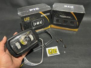 Headlamp reflektor daymaker Led vespa Pts spesial import scarlet racing ltc lengkap dengan sein hazard lampu siang dan jarak jauh. Ada fan kipas dan pastinya waterproof Membuat vespamu tampil lebih cakep.