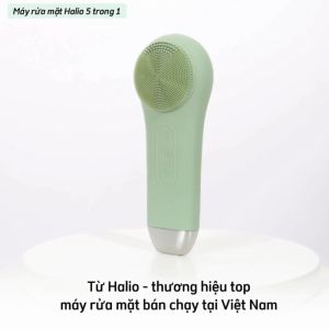 [Kèm Đế Sạc] Máy Rửa Mặt Massage Tích Hợp Liệu Pháp Ánh Sáng Và Nhiệt Halio Multi-Task Cleansing & Massaging Device - Hàng Chính Hãng
