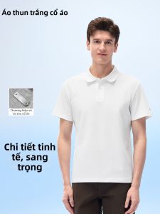 MUZHIBAIXIAOT | Antipick Stain Resistant Business Pure Cotton Polo Shirt