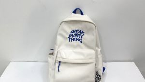 Tas Ransel Remaja Model Korea Skat Laptop 15inc - Warna Abu Tua