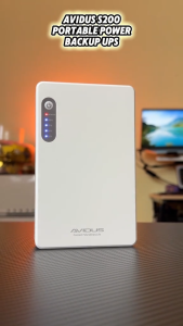AVIDUS S200 20000mAh 2A Large Capacity Mini UPS Backup Power Supply 5V 9V 12V Voltage Adaptation Output For indoor CCTV Camera Wifi Router UPS Power Supply