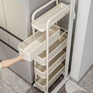 Narrow Gap Sliding Door Storage Unit