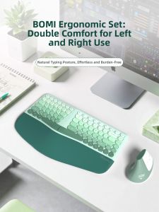 Mofii | Ergonomic Aesthetic Office Wireless Keyboard and Mouse Set