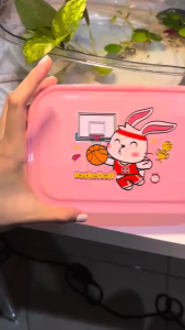 Kotak Makan Halona Sunrise / Lunch Box / Ompreng Sekat 3 / Kotak Makan Anak / Souvenir Ulang Tahun