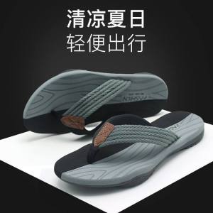 【39-46】Venus Slippers for Men Big Size On Sale Soft Slipper Korean Style Men Flip-Flop Beach Thick Bottom New Males Fashion Black Sandals Anti-Slip Casual Outdoor Slipper Sandal
