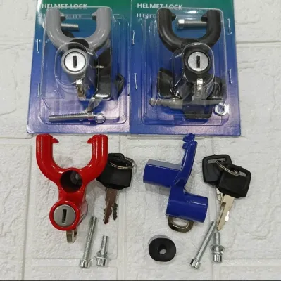 GEMBOK HELM GANTUNGAN HELMET PENGAMAN ANTI MALING BERFUNGSI UNTUK JADI GANTUNGAN BARANG PNP SEMUA MOTOR
