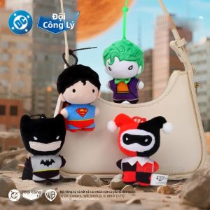 Móc Khóa Sang Trọng Mềm Mại 9Cm DC Justice League - Siêu Nhân Batman Harley Quinn Joker Hoạt Hình Dễ Thương Búp Bê Sáng Tạo Quà Tặng Giáng Sinh
