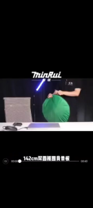 Round Shape Green Screen & Blue Screen With Elastic Seat Cover | Circle Foldable Fine Lining Durable Material Two-Sided Screen Green Screen and Blue Screen Storage Bag Diameter: 75 CM 110 CM 142 CM (boxx)