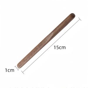 Walnut Wood Coffee Stir Stick Handcrafted Beverage Stirrer Mixing Rod Cafe Tool Multi-Functional Kitchen Accessory Filling Spoon
