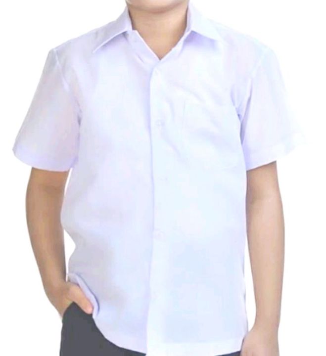 Polo Uniform White TITURON (Polo Straight Polo Jacket) Cotton Long - Main Image