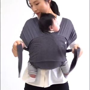 Baby Carrier Wrap Nursing Towel Easy to Wear Lightweight and Breathable Air Mesh Baby Car Seat Four Seasons Sling Wrap背带