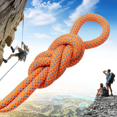 Canyon Outdoor Climbing Rope 10.5mm Wear-resistant Safety Rope Fast Descending Rope Mountain Climbing Equipment Camping Travel Supplies