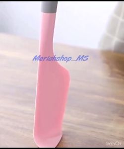 34x7.5cm Spatula TAHAN PANAS Silikon Jumbo Premium FOODGRADE Pengaduk Adonan Tepung Kue Baking Scrapper Spatula Ku
