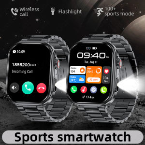 LIGE Original Smart Watch Men and Women Bluetooth Call and Heart Rate Health Fitness Tracker Led Flashlight Sports Waterproof Watch