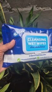 ทิชชู่เปียกผสมแอลกอฮอล์ ผ้าเช็ดทำความสะอาด ❤️❤️แจ๊กซ์❤️❤️ Sanjun Alcohol Cleansing Wet