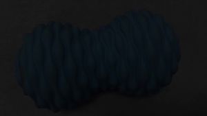 Jinkairui | Electric Peanut Massage Ball Silicone Vibrating Yoga Ball for Deep Muscle & Fascia Relaxation Fitness Massager
